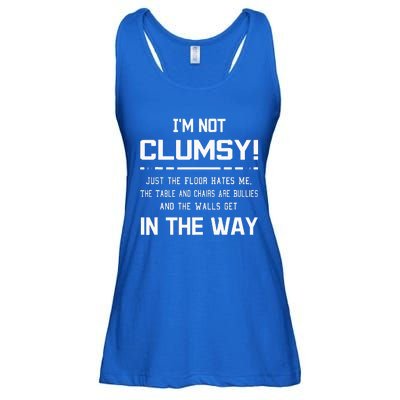 Im Not Clumsy Sarcastic Women Funny Saying Ladies Essential Flowy Tank