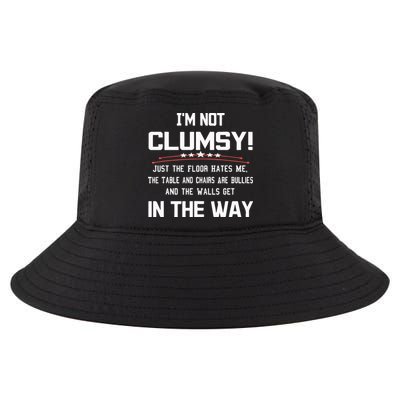 Im Not Clumsy Sarcastic Funny Saying Cool Comfort Performance Bucket Hat