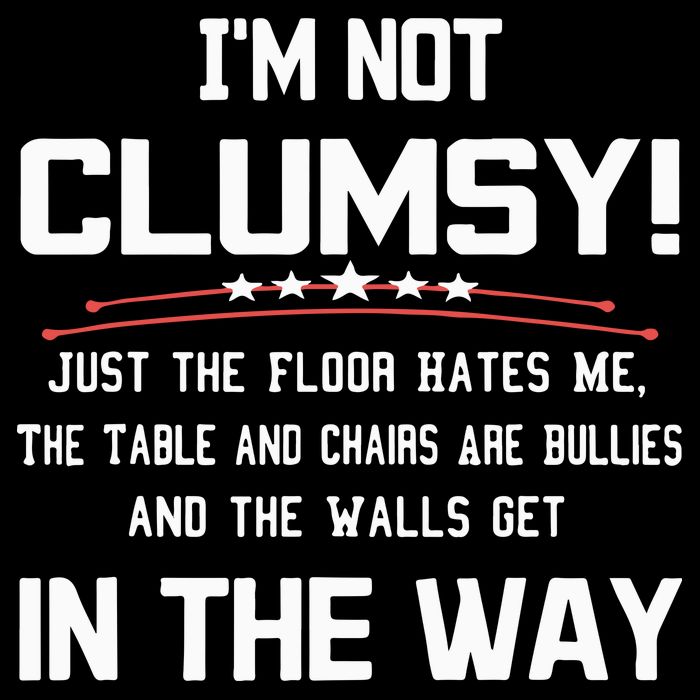 Im Not Clumsy Sarcastic Funny Saying Flexfit Unipanel Trucker Cap