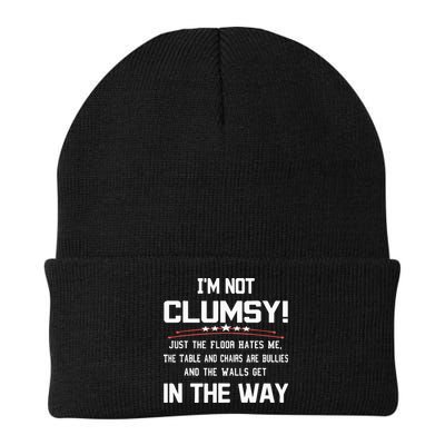 Im Not Clumsy Sarcastic Funny Saying Beanie