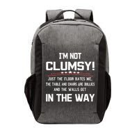 Im Not Clumsy Sarcastic Funny Saying Vector Backpack