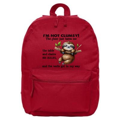IM Not Clumsy The Floor Just Hates Me The Table And Chairs 16 in Basic Backpack