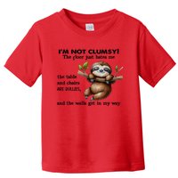 IM Not Clumsy The Floor Just Hates Me The Table And Chairs Toddler T-Shirt