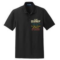 Im Not Clumsy Just The Floor Hates Me Funny Family Reunion Dry Zone Grid Polo