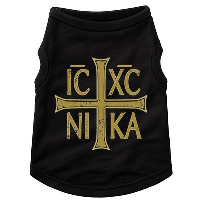 Icxc Nika Christogram Cross Orthodox Christian Discreet Doggie Tank