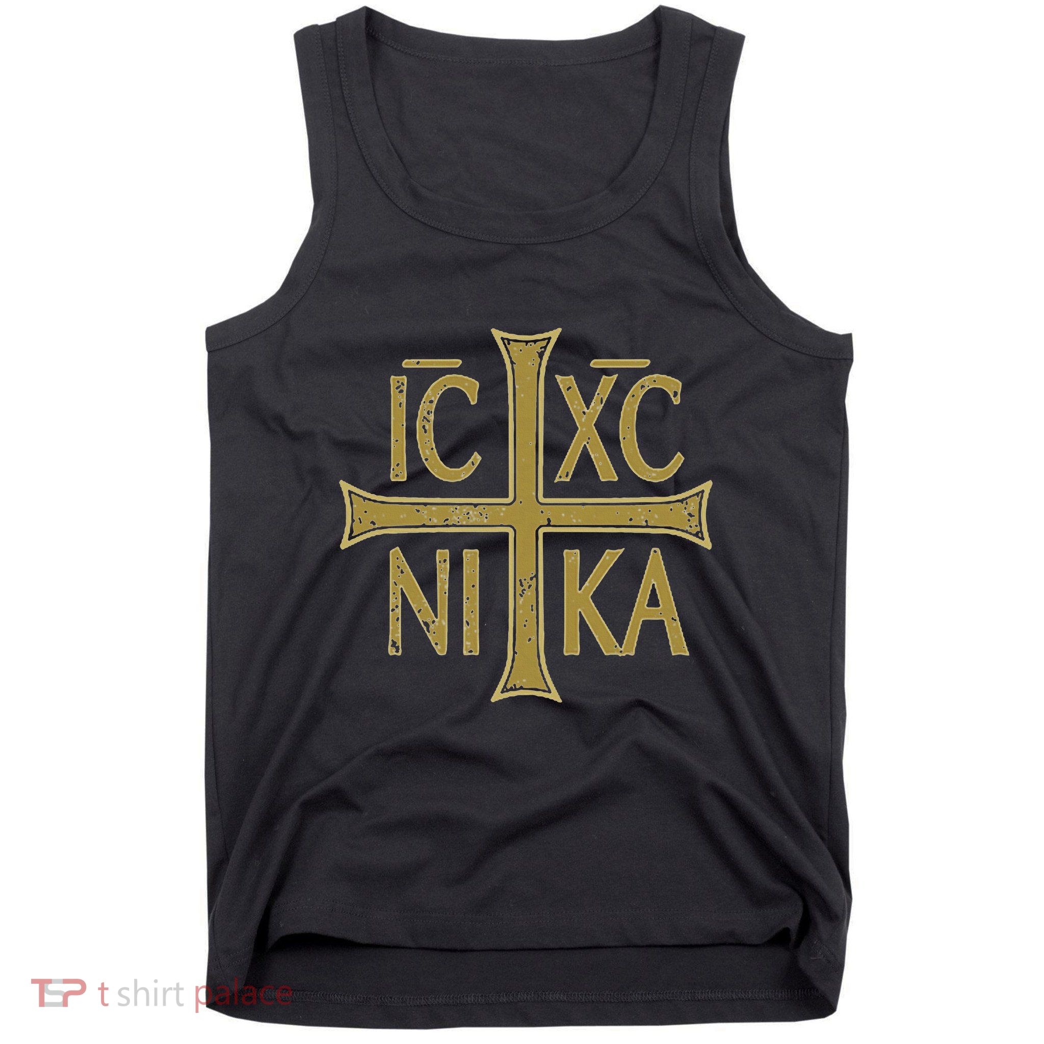 Icxc Nika Christogram Cross Orthodox Christian Discreet Tank Top
