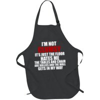 I'm Not Clumsy It's Just The Flor Hates Me Funny Apron