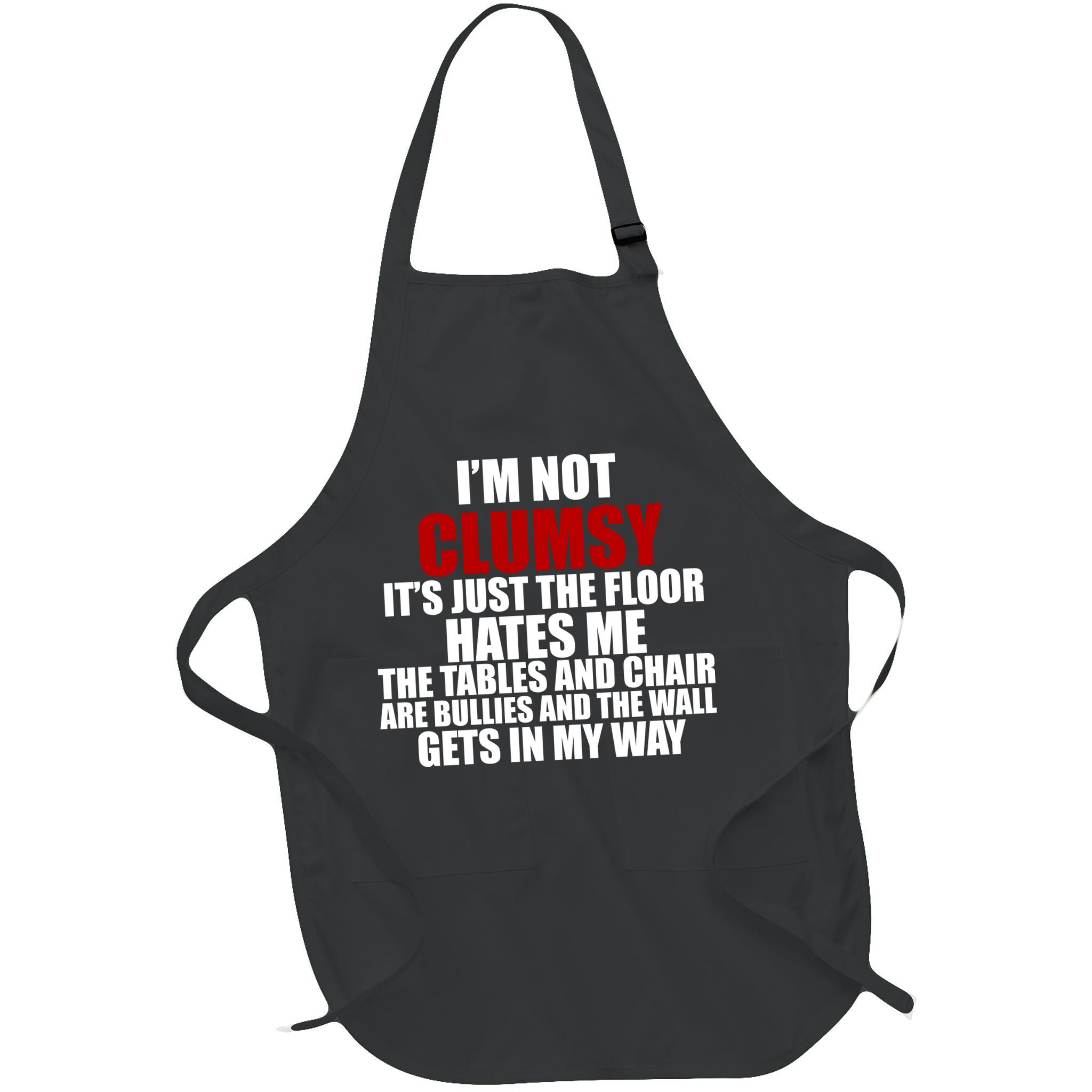 I'm Not Clumsy It's Just The Flor Hates Me Funny Apron