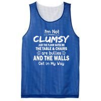 Im Not Clumsy Funny Sayings Sarcastic Funny Gift Mesh Reversible Basketball Jersey Tank