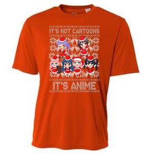 Its Not Cartoons Its Anime Ugly Christmas Cooling Performance Crew T-Shirt