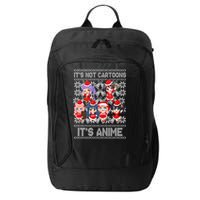 Its Not Cartoons Its Anime Ugly Christmas City Backpack
