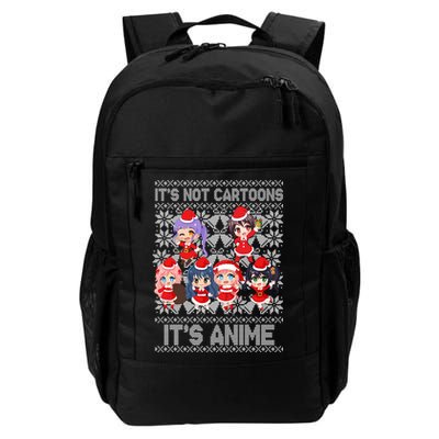 Its Not Cartoons Its Anime Ugly Christmas Backpack