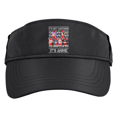 Its Not Cartoons Its Anime Ugly Christmas Adult Drive Performance Visor