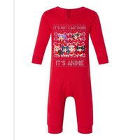 Its Not Cartoons Its Anime Ugly Christmas Infant Fleece One Piece