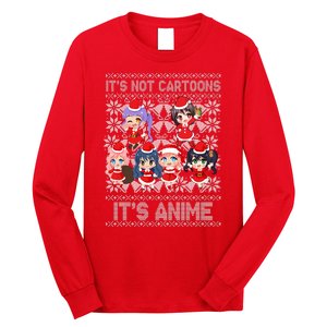 Its Not Cartoons Its Anime Ugly Christmas Long Sleeve Shirt