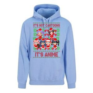 Its Not Cartoons Its Anime Ugly Christmas Unisex Surf Hoodie