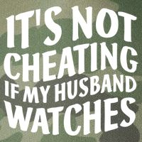 It's Not Cheating If My Husband Watches Funny Saying Legacy Tie Dye Trucker Hat