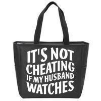 It's Not Cheating If My Husband Watches Funny Saying Zip Tote Bag
