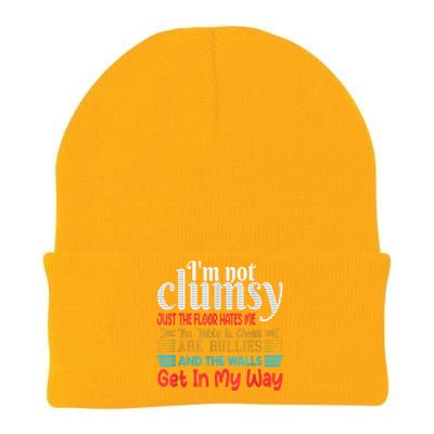 Im Not Clumsy Sarcastic Funny Saying Knit Cap Winter Beanie