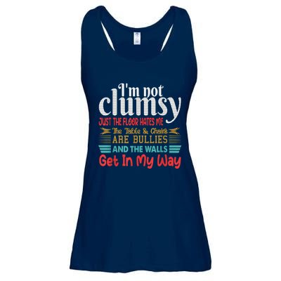 Im Not Clumsy Sarcastic Funny Saying Ladies Essential Flowy Tank