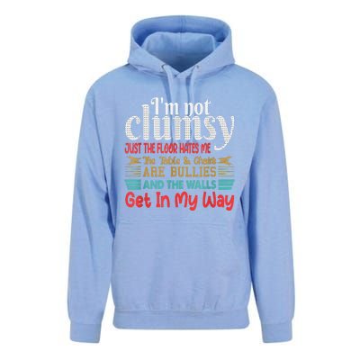 Im Not Clumsy Sarcastic Funny Saying Unisex Surf Hoodie