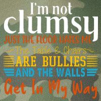 Im Not Clumsy Just The Floor Hates Me Funny Legacy Tie Dye Trucker Hat