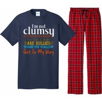 Im Not Clumsy Just The Floor Hates Me Funny Pajama Set