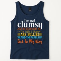 Im Not Clumsy Just The Floor Hates Me Funny Tank Top