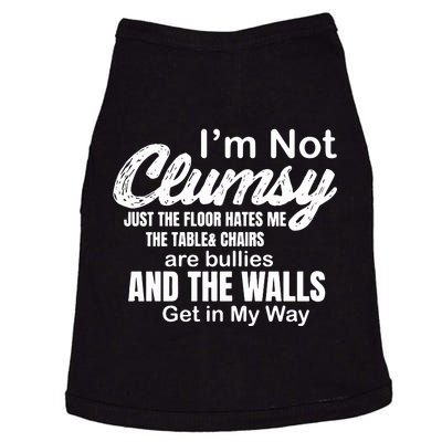 Im Not Clumsy Funny Sayings Doggie Tank