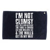 I'm Not Clumsy Sarcastic Sayings Adult Teen Tween Funny Grommeted Golf Towel