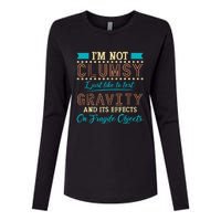 IM Not Clumsy Funny Sayings Sarcastic Boy Girl Womens Cotton Relaxed Long Sleeve T-Shirt