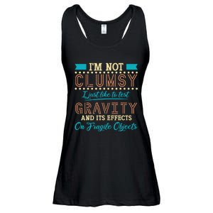 IM Not Clumsy Funny Sayings Sarcastic Boy Girl Ladies Essential Flowy Tank