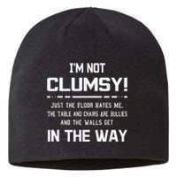 Im Not Clumsy Sarcastic Women Men Boy Girl Funny Saying Sustainable Beanie