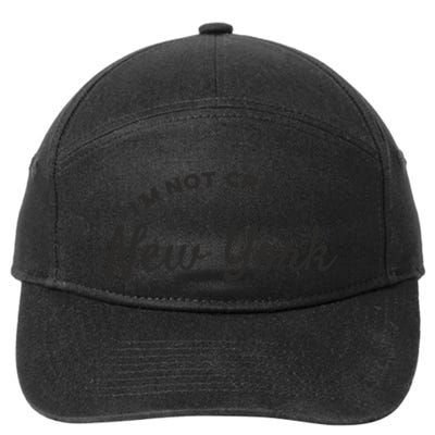 I'm Not Crazy I'm Just From New York 7-Panel Snapback Hat