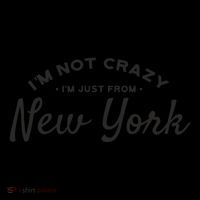I'm Not Crazy I'm Just From New York Short Acrylic Beanie