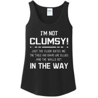 Im Not Clumsy Sarcastic Women Men Funny Saying Ladies Essential Tank