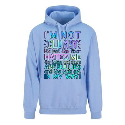 Im Not Clumsy Funny Sarcastic Sarcasm Funny Saying Unisex Surf Hoodie