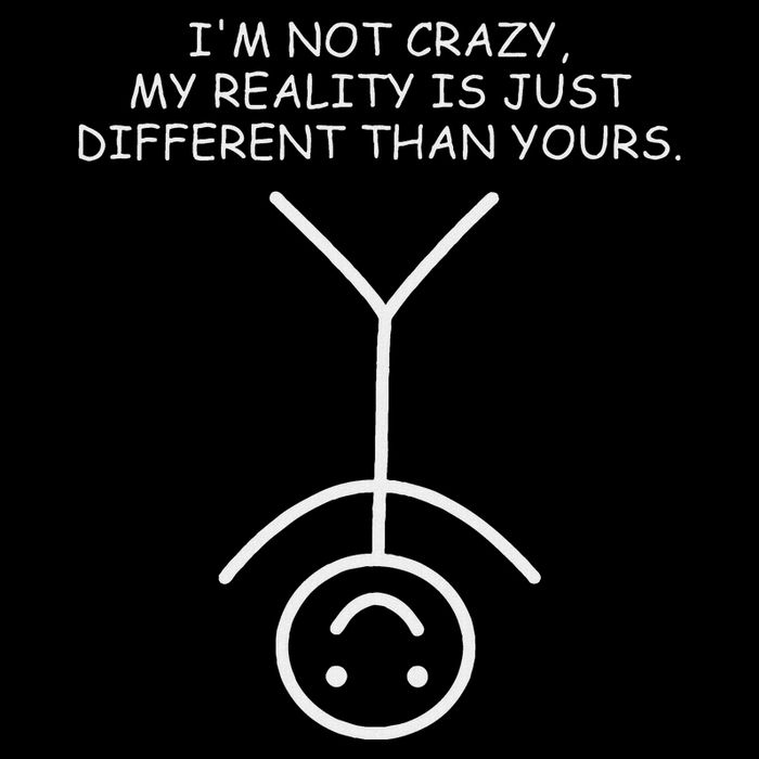 IM Not Crazy Funny Stickman Stick Figure Comic Design Cooling Performance Crew T-Shirt