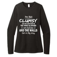 I'm Not Clumsy Funny Sayings Sarcastic Men Women Womens CVC Long Sleeve Shirt