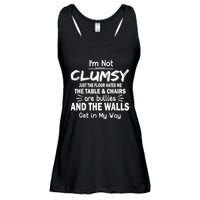 I'm Not Clumsy Funny Sayings Sarcastic Men Women Ladies Essential Flowy Tank