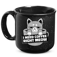 I Need Coffee Right Meow 15oz Campfire Ceramic Mug