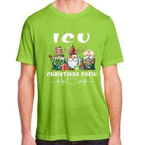 Icu Nurse Christmas Crew Cute Gnomes Christmas Nurse Scrubs Cute Gift Adult ChromaSoft Performance T-Shirt