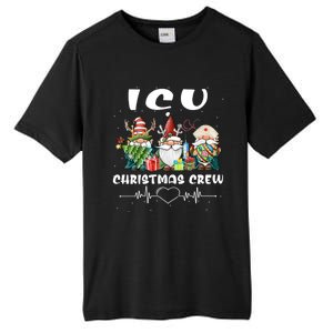 Icu Nurse Christmas Crew Cute Gnomes Christmas Nurse Scrubs Cute Gift Tall Fusion ChromaSoft Performance T-Shirt