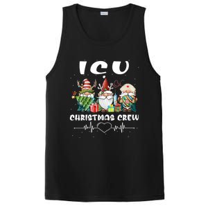 Icu Nurse Christmas Crew Cute Gnomes Christmas Nurse Scrubs Cute Gift PosiCharge Competitor Tank