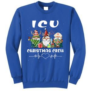 Icu Nurse Christmas Crew Cute Gnomes Christmas Nurse Scrubs Cute Gift Sweatshirt