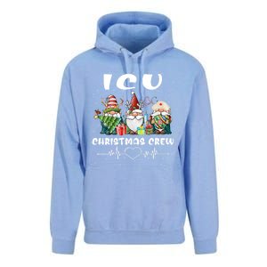 Icu Nurse Christmas Crew Cute Gnomes Christmas Nurse Scrubs Cute Gift Unisex Surf Hoodie