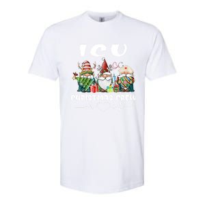 Icu Nurse Christmas Crew Cute Gnomes Christmas Nurse Scrubs Cute Gift Softstyle CVC T-Shirt