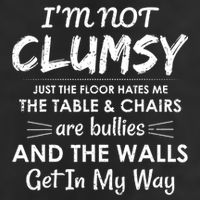 Im Not Clumsy Get In My Way Sarcastic Funny Knit Cap Winter Beanie