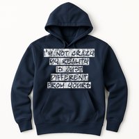 I'm Not Crazy, My Reality Is Just Different From Yours Hoodie