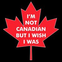 Im Not Canadian But I Wish I Was Impact Tech Backpack